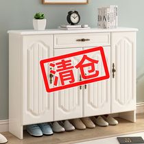 European shoe cabinet Simple modern foyer cabinet Economical multi-functional large-capacity locker Door shoe cabinet Household