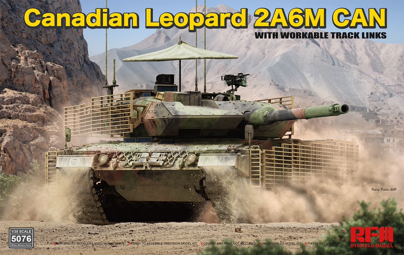 【Magic Rabbit Pavilion】Wheat Field 5076: 1/35 Leopard 2A6M Can Tank with Movable Tracks (in Stock!) 【Magic Rabbit Pavilion】Wheat Field 5076: 1/35 Leopard 2A6M Can Tank with Movable Tracks (in Stock!)