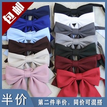 (Nine eggs jk uniform)丨 JK uniform solid color flat corner bow tie Japanese student sailor uniform school uniform bow tie