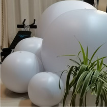 Color PVC white ball DIY ball handmade inflatable hollow ball hanging ball decorative ball Beach ball transparent ball dojo