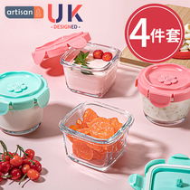 Baby supplement box Childrens glass Cooking Frozen Preservation Storage Seals Baby Portable Accessories Tool Subpackaging