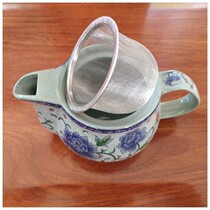 Tea pot filter built in purple sand stainless steel all-porcelain tea filter blade filter tea round open cover universal mouth complete