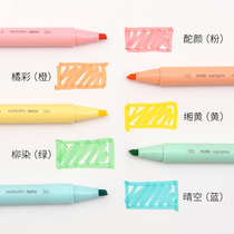 KACO PURE book source highlighter candy color marker pen student notes key color Mark stationery set