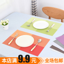 Heat Insulation Mat Table Mat Western Dining Mat Nordic Anti-Burn Mat Bowl Mat PVC Heat Insulation Waterproof Dinner Plate Cushion Home Cup Mat