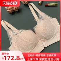 Straight Podcast Welfare Bra Poly up thick cup breathable ultra-thin Soft Lace Sexy Bra