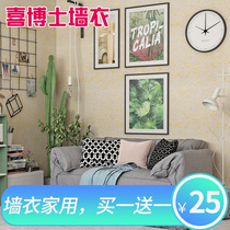 Dr. Xi Wall jacket fiber coating self-brushing study living room background wall decoration European eco-environmental waterproof 500g