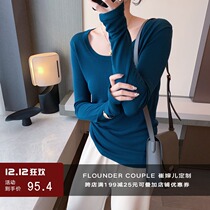 Aunt Cui custom Lyocell sunscreen shirt long sleeve round neck sweater thin women long sleeve spring slim top
