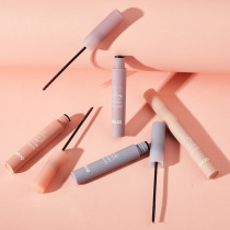 Fiber plastic color mascara fine brush head natural fiber long curling thick without dizziness without making-up