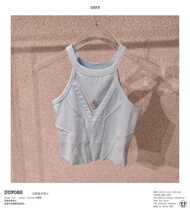 SMFK Official straight hair Dress Phantom Tactical Water Silver Color Harnesses Cotton Sports Fitness Yoga Tight Vests