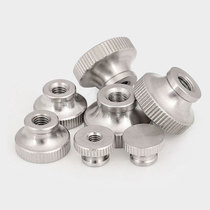 M2M3M4M5M6 stainless steel High head knurled hand screw nut GB806 blind hole through hole nut advertising decorative nail
