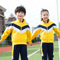 School Uniform Suit Elementary School Students Yinglun Wind Class Clothes Men And Women Sports Three Sets South Korea Kindergarten Garden Clothing Spring And Autumn Clothes