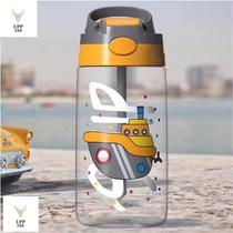 Baby water cup out to carry cute leak-proof and choke-proof kindergarten drinking cup Learning drinking cup Portable male baby with cover