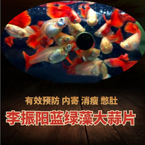 Taiwan Li Zhenyang garlic blue-green algae patch Guppy shaped sail deworming feed to prevent enteritis