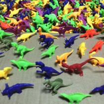  50 pack)Dinosaur world simulation toy Jurassic dinosaur soft rubber solid model boys and girls toy gift