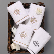 Kangerxin hotel hotel white towel pure cotton embroidered face towel cotton adult thickened water absorption