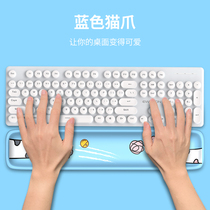 Cute Cat Claw Keyboard Hand Pad Wrist Pad Wrist Pad Mouse Pad Computer Typing Pad Padding Girls