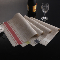 European pvc waterproof placemats heat-resistant and heat-insulating table mats coasters home Western placemats bowl mats plate mats tableware mats tableware mats