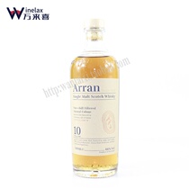 Allen 10 years single malt Scotch whisky Arran Arlan original imported foreign wine nude bottle