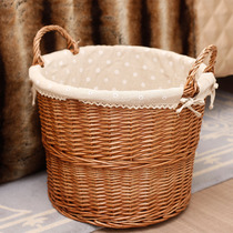 Wicker rattan dirty clothes storage basket storage basket dirty clothes storage basket bucket toy storage basket basket basket basket