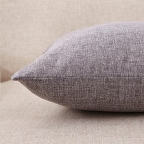 Solid color linen square pillow sofa cushion cover containing core without core 40x40 45x45 50x50 size