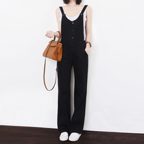 South Korea 2021 New loose high waisted wide leg pants lazy casual pants straight tube pants women Summer