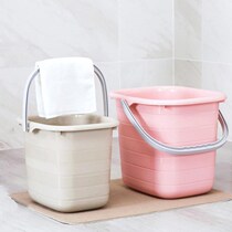 Plastic bucket wash mop bucket rectangular car flat square storage bucket durable small mound cloth bucket bucket mop bucket