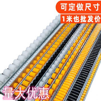 Roller track small wheel loading and unloading single wheel pulley micro anti-static side flow strip slide rail aluminum thick shelf