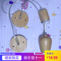 E27 Pure Solid Wood Chandelier Lighting Lamps Lighting Accessories Solid Wood Lamp Holder Living Room Bar Living Room Jane Europe