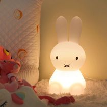 Rabbit Night Light Nursery Cute Night Light Boys Girls Bedroom Sleeping Bedside Cartoon Glow Table Lamp