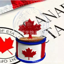 Resin Canada travel crystal ball craft gift custom Snowflake Ball personality creative snow home furnishings