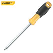 Deli dl626150s nail punch deli rubber handle dual-use screwdriver cross word double head