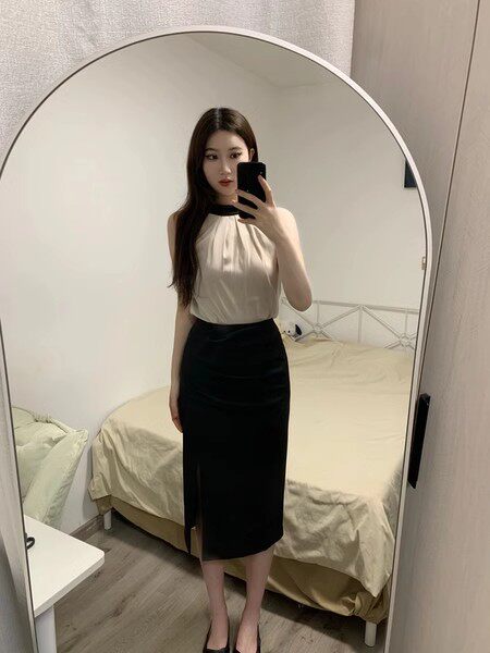 朵喵菟夏季甜辣纯欲两件套 法式盐系设计高级感满满 御姐风与少女感并存