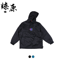 Original equipment Supreme x Champion pullover parka 18SS joint jacket