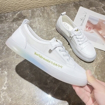 2021 Spring Summer Mesh Yarn Breathable Little White Shoes Woman New Jelly Bottom Student Board Shoes Mesh Red Street For Casual Shoe Tide