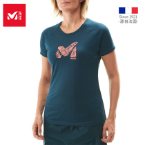 (Light and quick-drying) French foraging MILLET women lightweight quick-drying short-sleeved T-shirt MIV8291