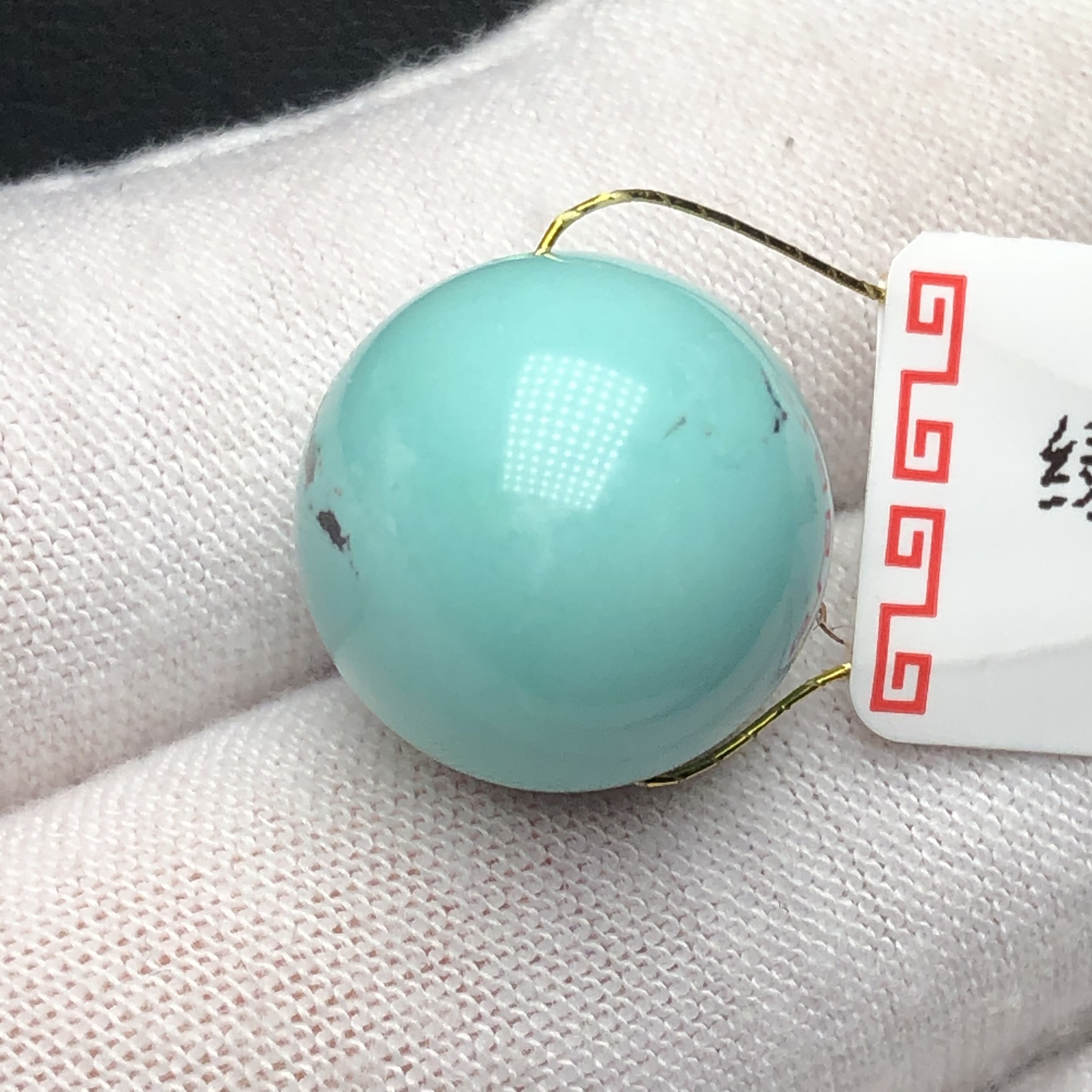 High-quality high porcelain turquoise round beads 15 1mm loose beads single bead with beads