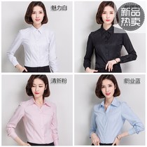 Overalls Big Spring and Autumn women loose wear short sleeve shirts professional summer women dress code White foreign workers xxxxxl long sleeves