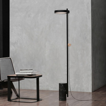 Postmodern minimalist marble black living-room Nordic creative bedroom bedside book house extremely simple designer floor lamp