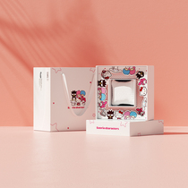 (Three Lull) gift box empty box to send girlfriend Birthday Gift Box Teen Heart Gift Packaging Box 2022 New Years Eve