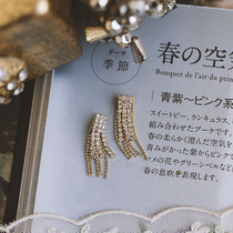 Silver Moto Home s925 Silver Needle Flow Suearrings 2021 New Tide Ear Accessories Womens Great Temperament Senior Sensation Brief Earrings