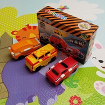 Aobei anti-car deformation truck fire truck off-road vehicle baby Pocket toy car childrens toy car 3