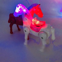 Luminous music Pony Electric Universal horse music carriage cartoon animal childrens educational toy hot sale