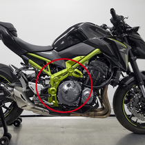 Applicable to Kawasaki Z900 2017 - 2019 Modified water with the plate left and right of the printed frame