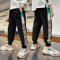 Boy pants spring autumn style 2021 new children great childrens sports pants and pants for casual pants Chaoty is relaxed and relaxed