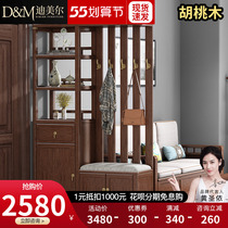 Solid wood XUAN GUAN CABINET ENTRANCE DOOR ROOM CABINET SHOES CABINET NEW CHINESE WALNUTS WOOD FURNITURE LIVING-ROOM SCREEN DOOR HALL CABINET PARTITION CABINET