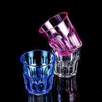 Acrylic Beer Cup Transparent Plastic Colored Mug One Cup Anise Cup KTV Bar PC Wine Cup Anti-Fall