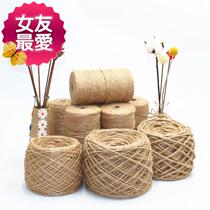 Woven Wire Fine Hemp Thread Retro Decoration Handmade Hemp Thread Quality N Jute Rope Hemp Rope Coarse Hemp Rope