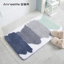 Bathroom absorbent floor mat Door entrance non-slip carpet doormat Bedroom living room mat Home bathroom door mat