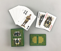 (Refers to the cultural and creative)World War II theme playing cards refers to the text illustrated encyclopedia series peripheral wide poker