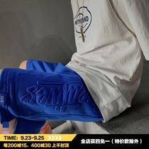 MEDAIGUAL European and American street hip hop hiphop loose sports shorts tide men couple Japanese five-point pants